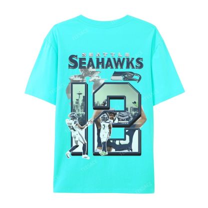 2024 SEAHAWKS Tee Casual Short Sleeve T-Shirt 