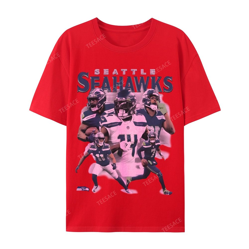 2024 SEAHAWKS Tee Casual Short Sleeve T-Shirt 