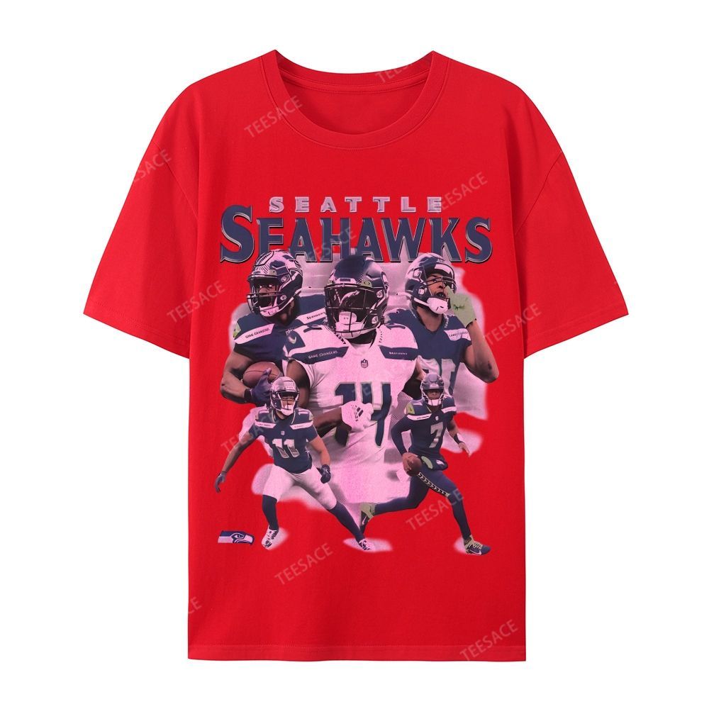 2024 SEAHAWKS Tee Casual Short Sleeve T-Shirt 