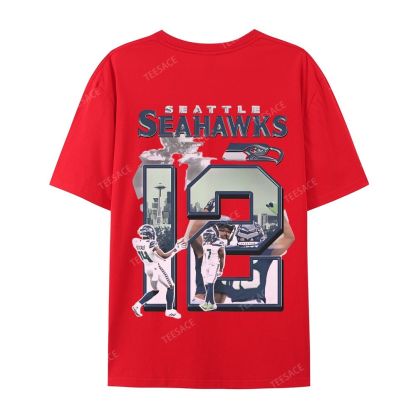 2024 SEAHAWKS Tee Casual Short Sleeve T-Shirt 