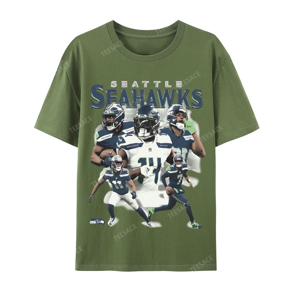 2024 SEAHAWKS Tee Casual Short Sleeve T-Shirt 