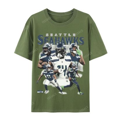 2024 SEAHAWKS Tee Casual Short Sleeve T-Shirt 
