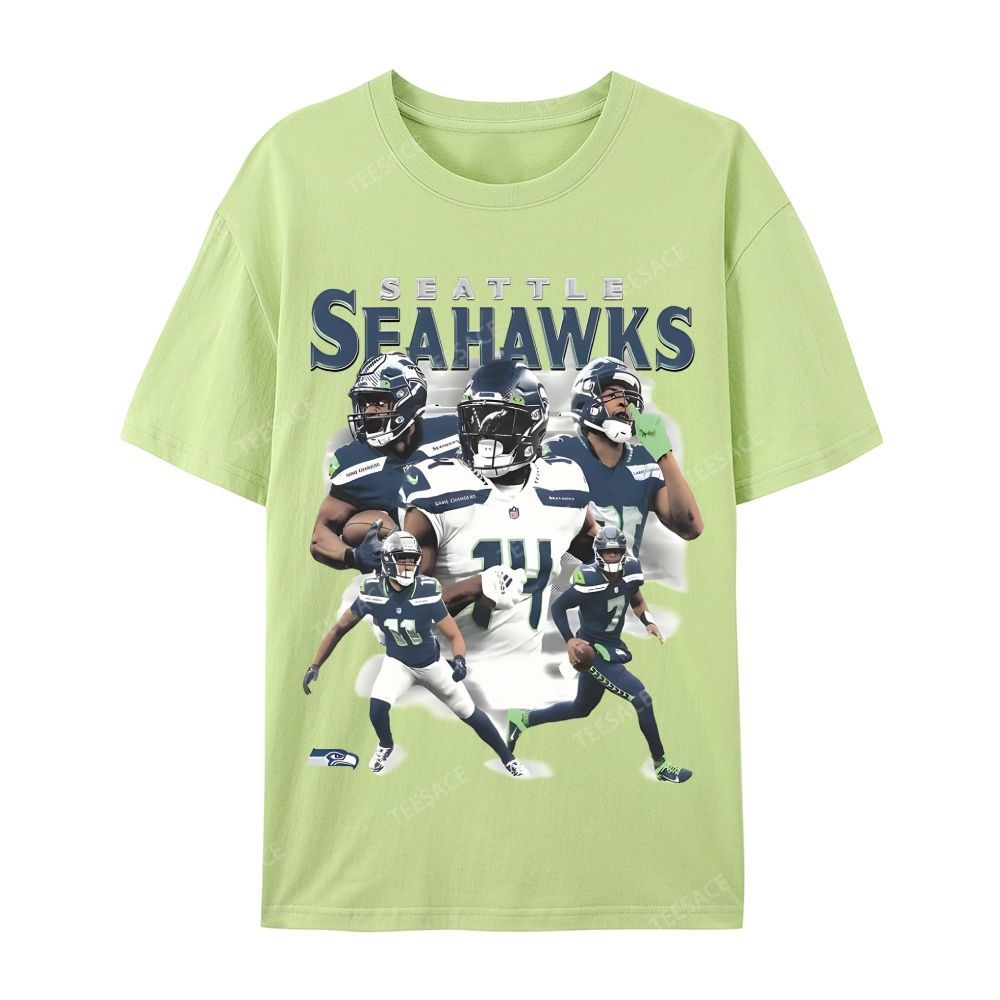 2024 SEAHAWKS Tee Casual Short Sleeve T-Shirt 