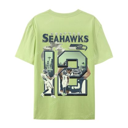 2024 SEAHAWKS Tee Casual Short Sleeve T-Shirt 