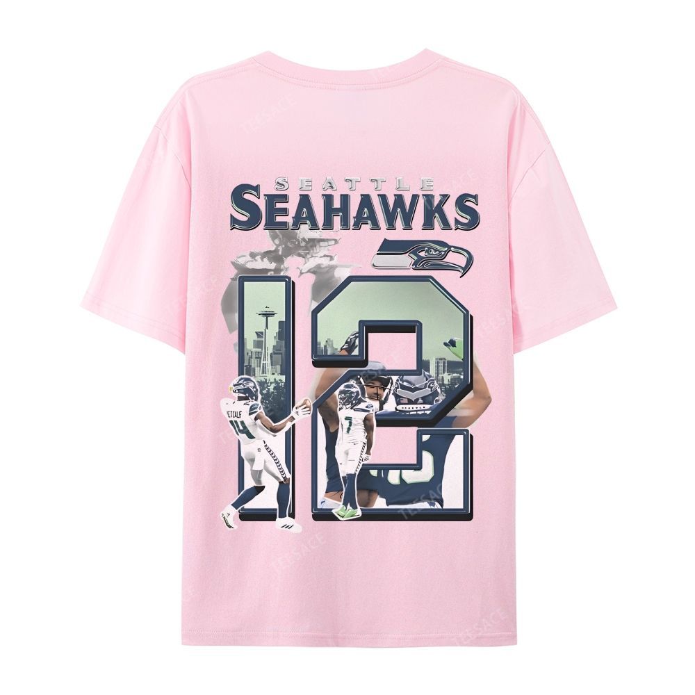 2024 SEAHAWKS Tee Casual Short Sleeve T-Shirt 