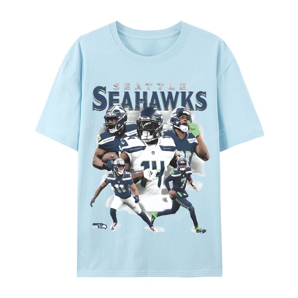 2024 SEAHAWKS Tee Casual Short Sleeve T-Shirt 