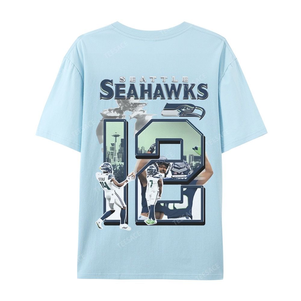 2024 SEAHAWKS Tee Casual Short Sleeve T-Shirt 