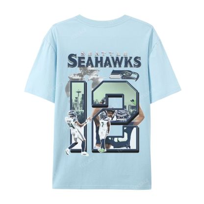 2024 SEAHAWKS Tee Casual Short Sleeve T-Shirt 