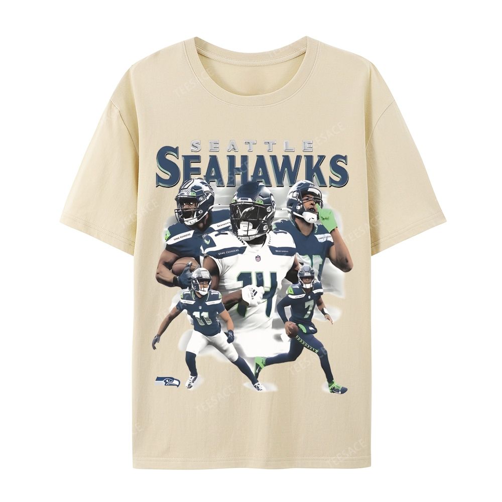 2024 SEAHAWKS Tee Casual Short Sleeve T-Shirt 