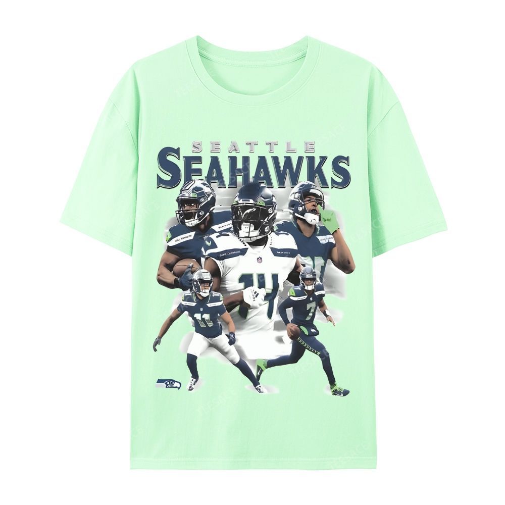 2024 SEAHAWKS Tee Casual Short Sleeve T-Shirt 