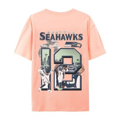 2024 SEAHAWKS Tee Casual Short Sleeve T-Shirt 