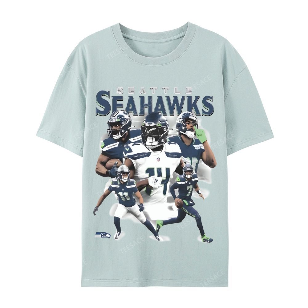 2024 SEAHAWKS Tee Casual Short Sleeve T-Shirt 