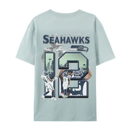 2024 SEAHAWKS Tee Casual Short Sleeve T-Shirt 