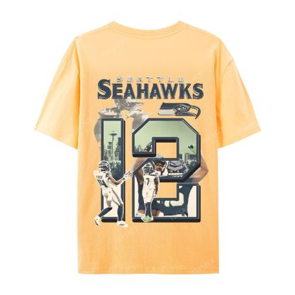2024 SEAHAWKS Tee Casual Short Sleeve T-Shirt 