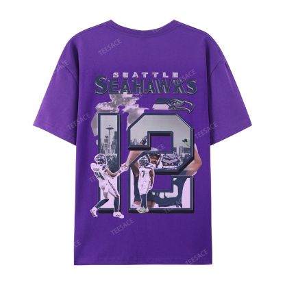 2024 SEAHAWKS Tee Casual Short Sleeve T-Shirt 