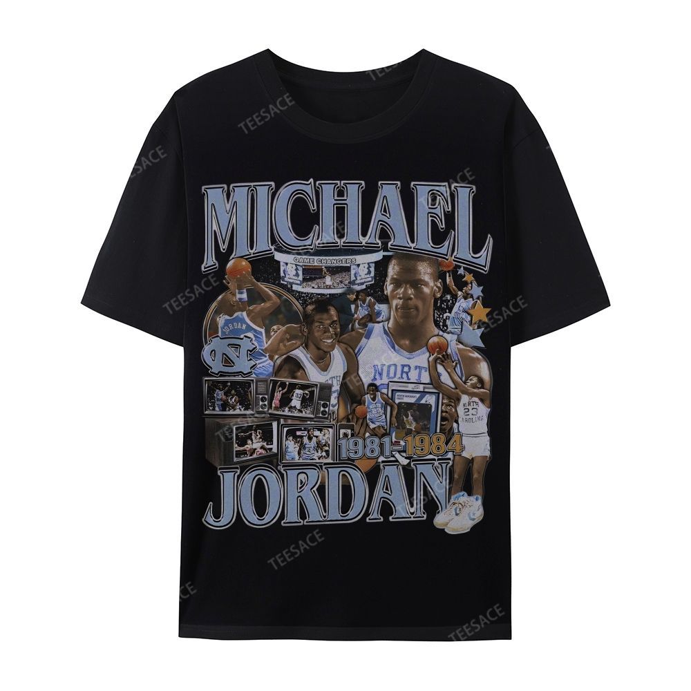 MICHAEL JORDAN Vintage Tee Casual Short Sleeve T-Shirt