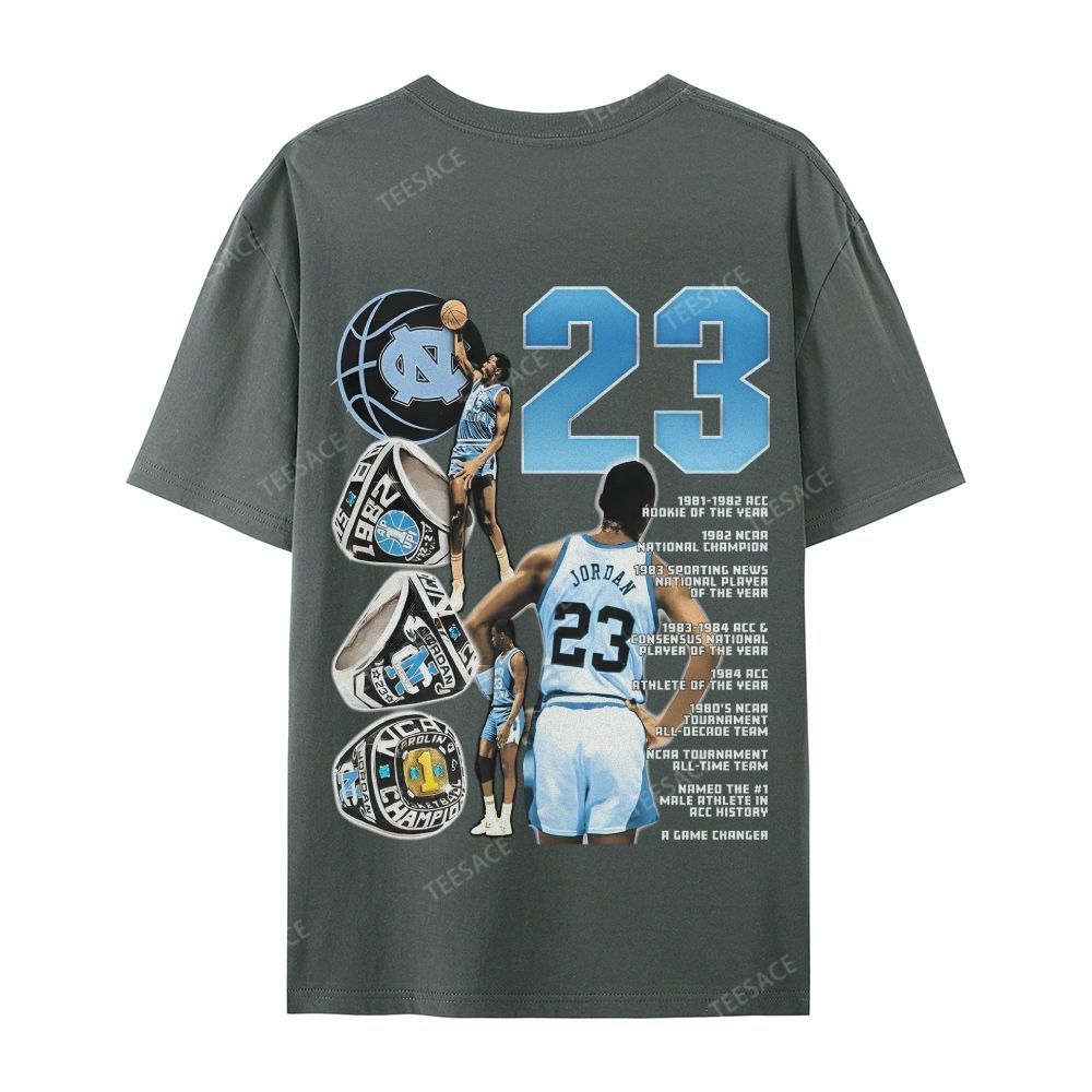 MICHAEL JORDAN Vintage Tee  Casual Short Sleeve T-Shirt 