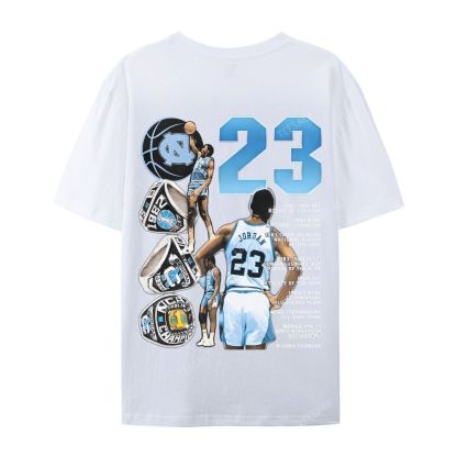 MICHAEL JORDAN Vintage Tee  Casual Short Sleeve T-Shirt 