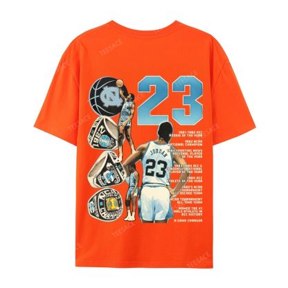 MICHAEL JORDAN Vintage Tee  Casual Short Sleeve T-Shirt 