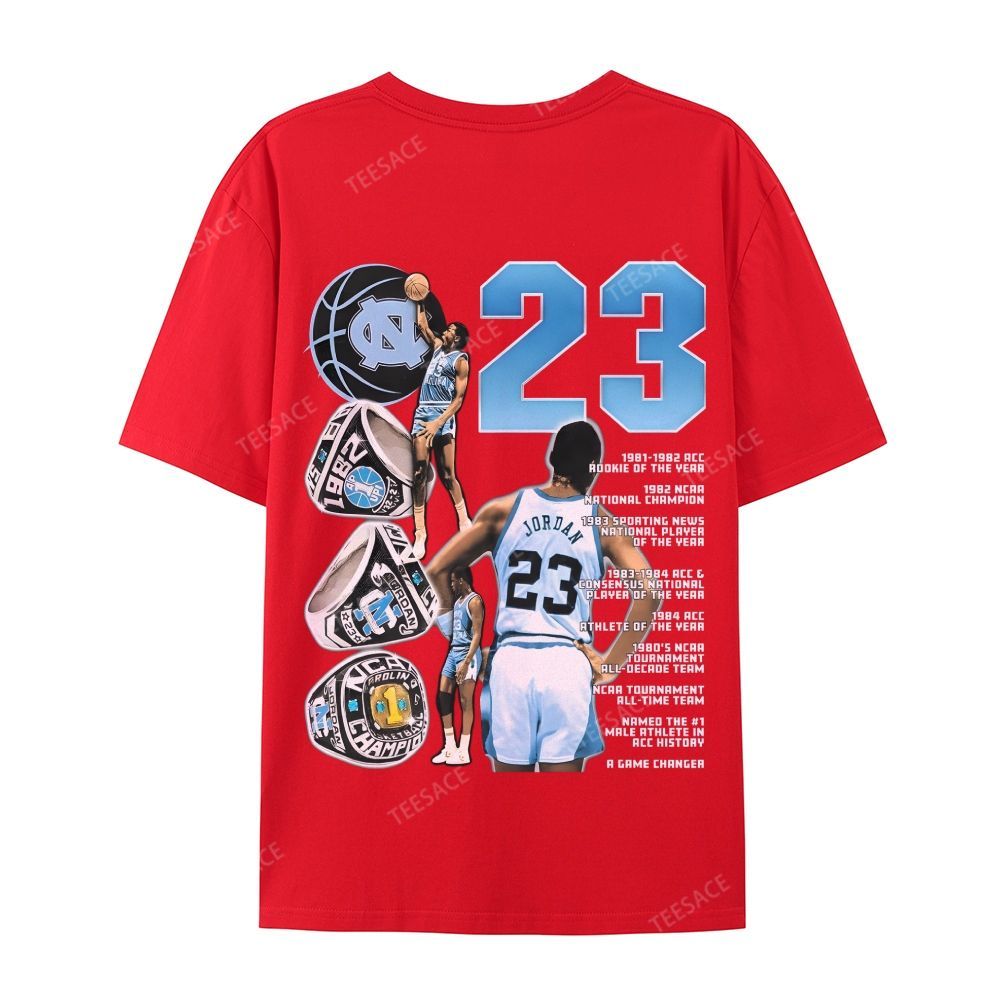 MICHAEL JORDAN Vintage Tee  Casual Short Sleeve T-Shirt 