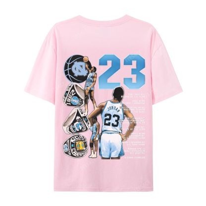 MICHAEL JORDAN Vintage Tee  Casual Short Sleeve T-Shirt 