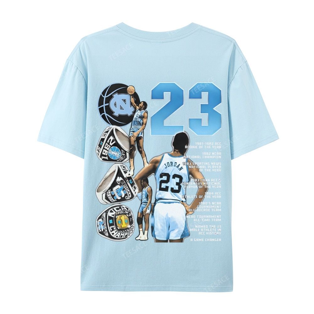 MICHAEL JORDAN Vintage Tee  Casual Short Sleeve T-Shirt 