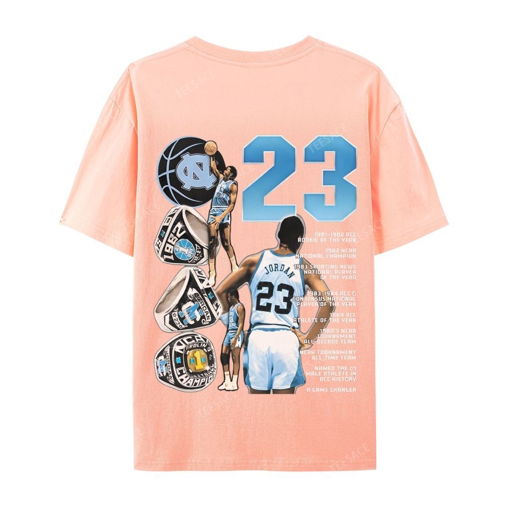 MICHAEL JORDAN Vintage Tee  Casual Short Sleeve T-Shirt 