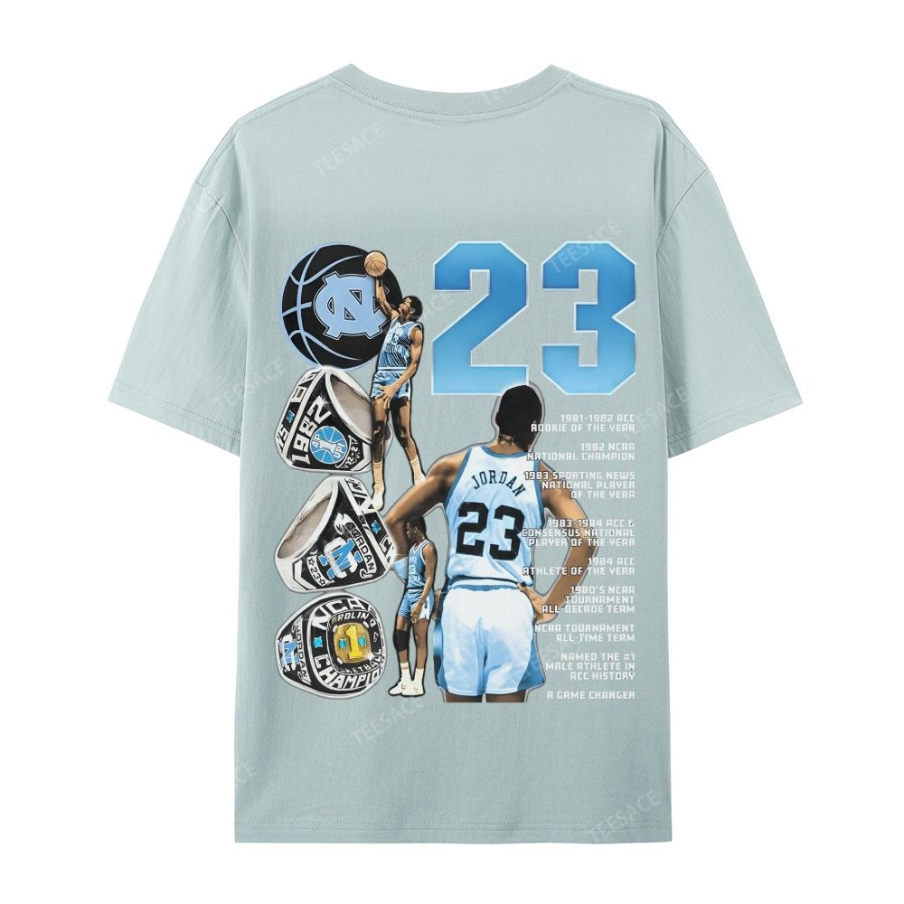 MICHAEL JORDAN Vintage Tee  Casual Short Sleeve T-Shirt 