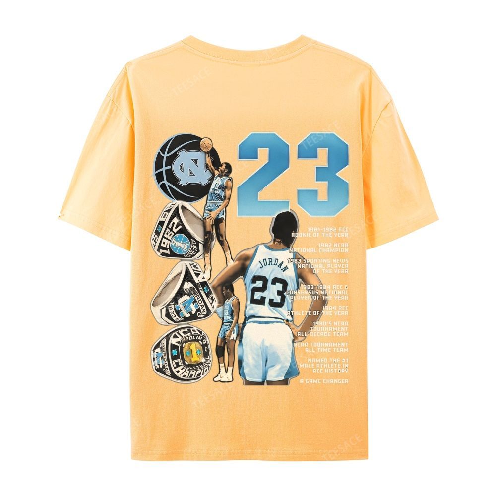 MICHAEL JORDAN Vintage Tee  Casual Short Sleeve T-Shirt 