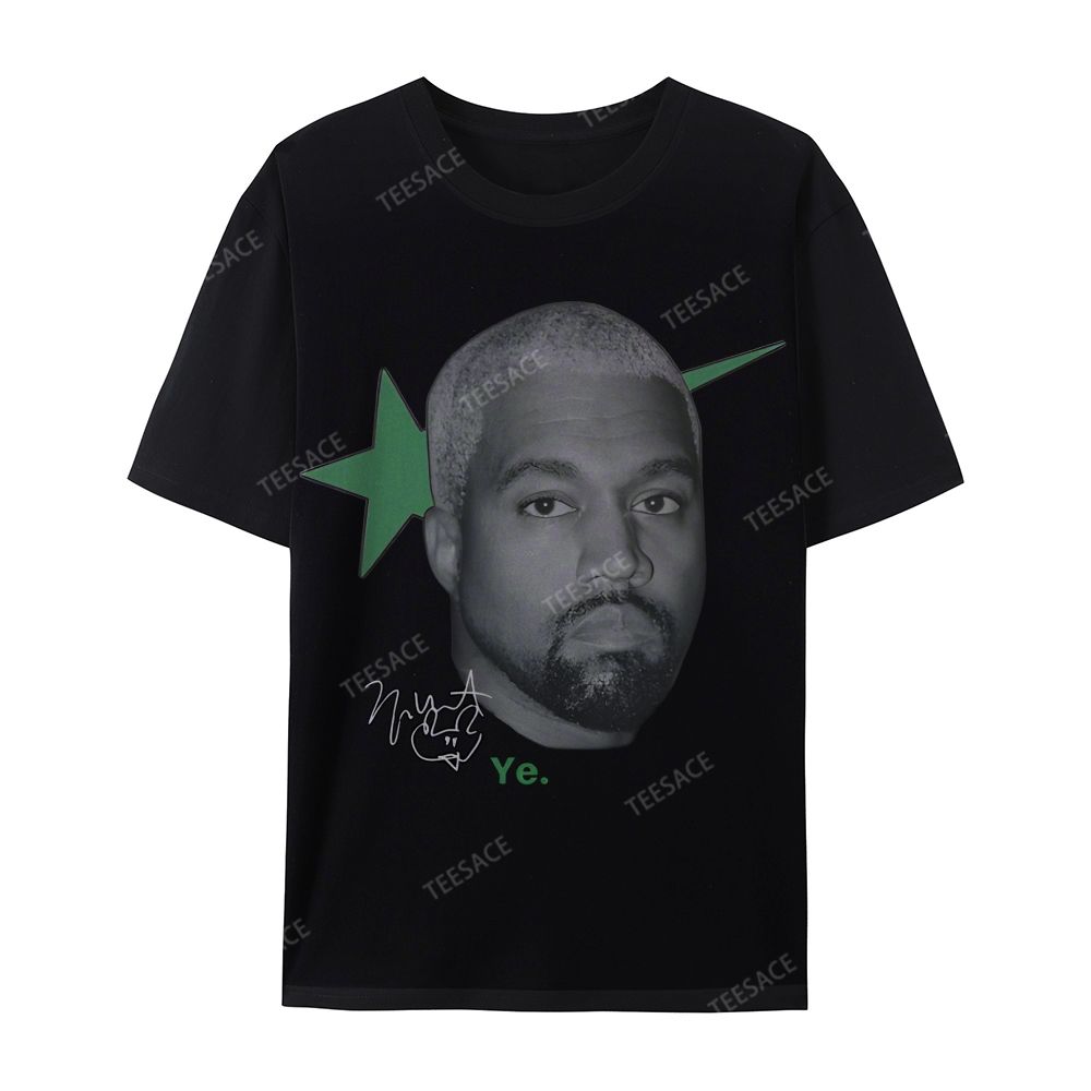 Casual Short Sleeve T-Shirt KANYE WEST 2025 TEE