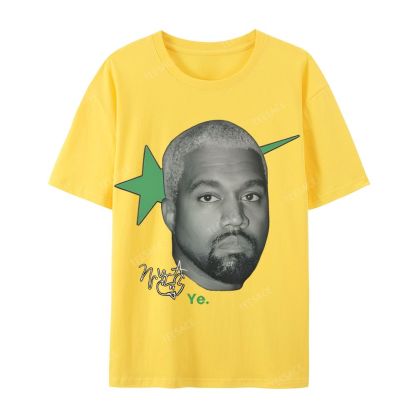 Casual Short Sleeve T-Shirt KANYE WEST 2025 TEE