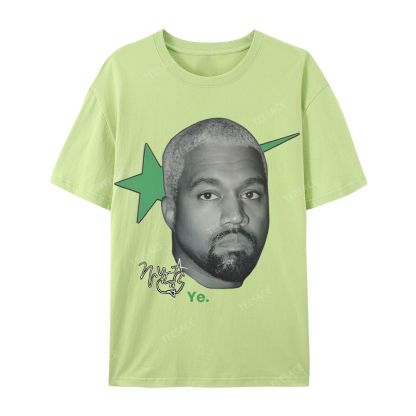 Casual Short Sleeve T-Shirt KANYE WEST 2025 TEE