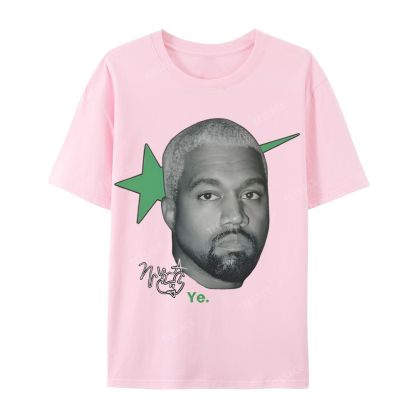 Casual Short Sleeve T-Shirt KANYE WEST 2025 TEE