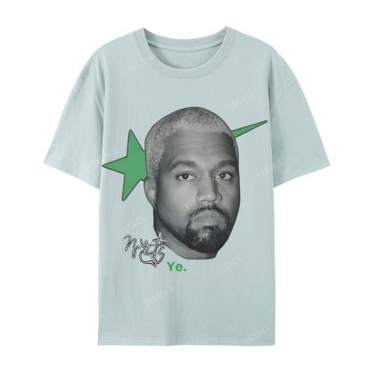 Casual Short Sleeve T-Shirt KANYE WEST 2025 TEE