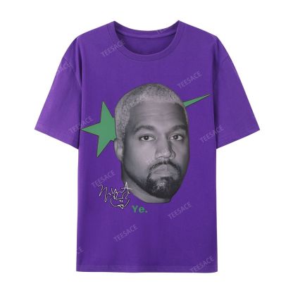 Casual Short Sleeve T-Shirt KANYE WEST 2025 TEE