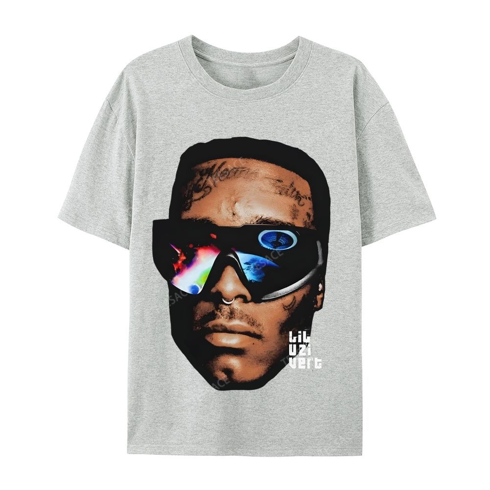 Unisex-Adult Ultra Cotton T-Shirt Graphic  BIG FACE UZI 2 TEE