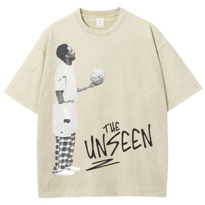Unisex Fit Washed T-Shirt KOBE BRYANT TEE