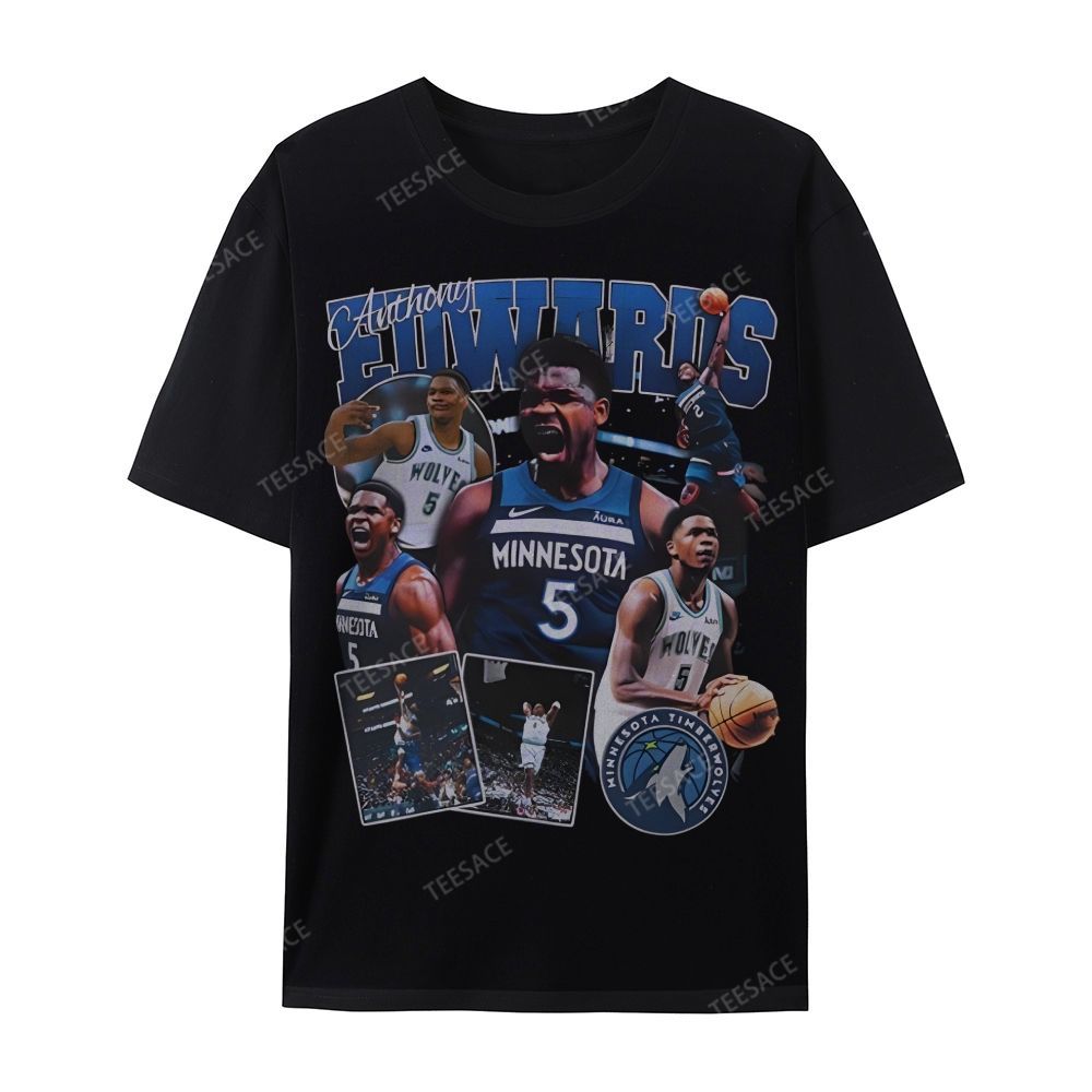 ANTHONY EDWARDS Casual Short Sleeve T-Shirt