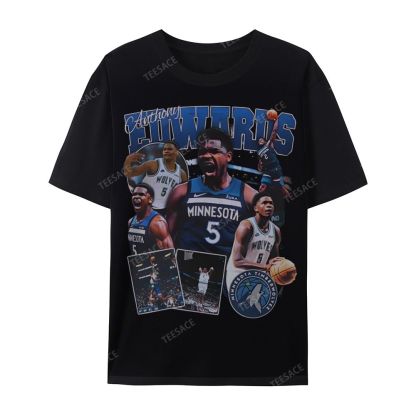 ANTHONY EDWARDS Casual Short Sleeve T-Shirt 