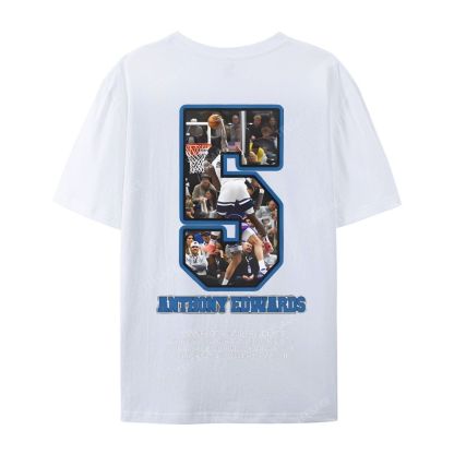 ANTHONY EDWARDS Casual Short Sleeve T-Shirt 