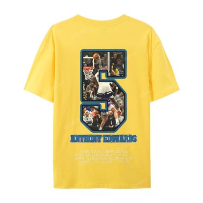 ANTHONY EDWARDS Casual Short Sleeve T-Shirt 