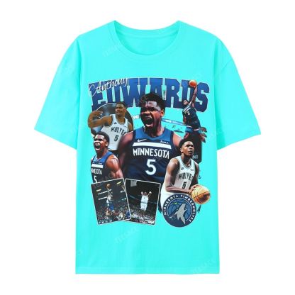 ANTHONY EDWARDS Casual Short Sleeve T-Shirt 
