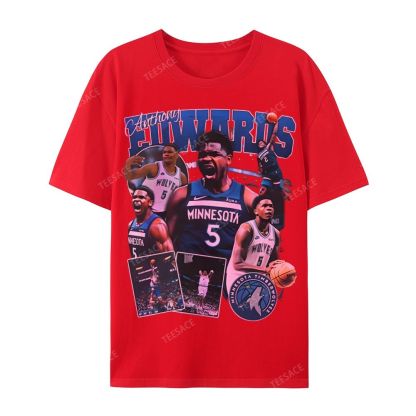 ANTHONY EDWARDS Casual Short Sleeve T-Shirt 