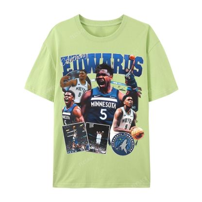 ANTHONY EDWARDS Casual Short Sleeve T-Shirt 