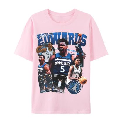 ANTHONY EDWARDS Casual Short Sleeve T-Shirt 