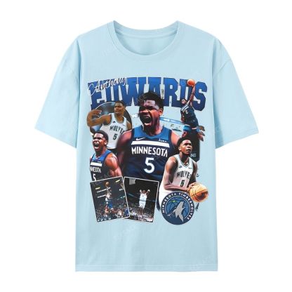 ANTHONY EDWARDS Casual Short Sleeve T-Shirt 