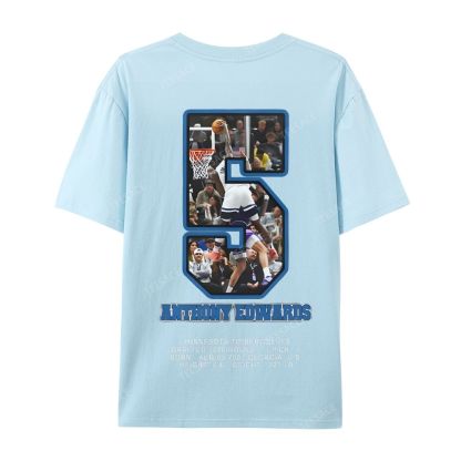 ANTHONY EDWARDS Casual Short Sleeve T-Shirt 