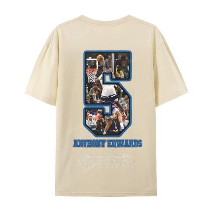 ANTHONY EDWARDS Casual Short Sleeve T-Shirt 
