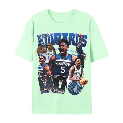 ANTHONY EDWARDS Casual Short Sleeve T-Shirt 