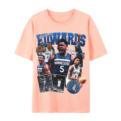 ANTHONY EDWARDS Casual Short Sleeve T-Shirt 